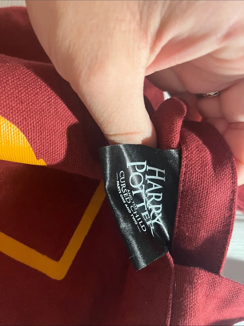 Harry Potter and the Cursed Child Gryffindor Tote - Parts 1 and 11, Broadway